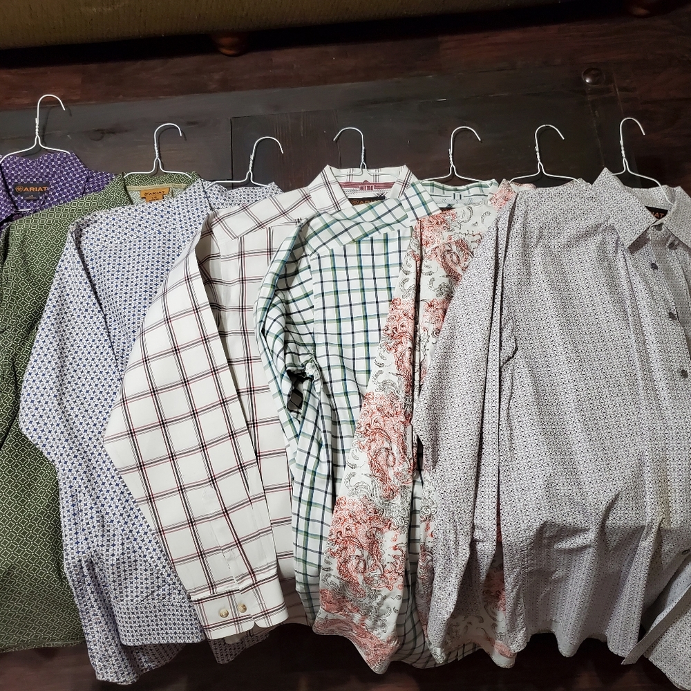 Men's Cinch, Ariat, 20X and Panhandle Slim shirts - Picture 5 of 6